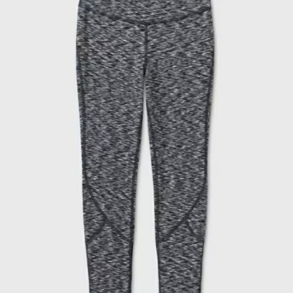 Girls' Spacedye Mesh Pieced Performance Leggings